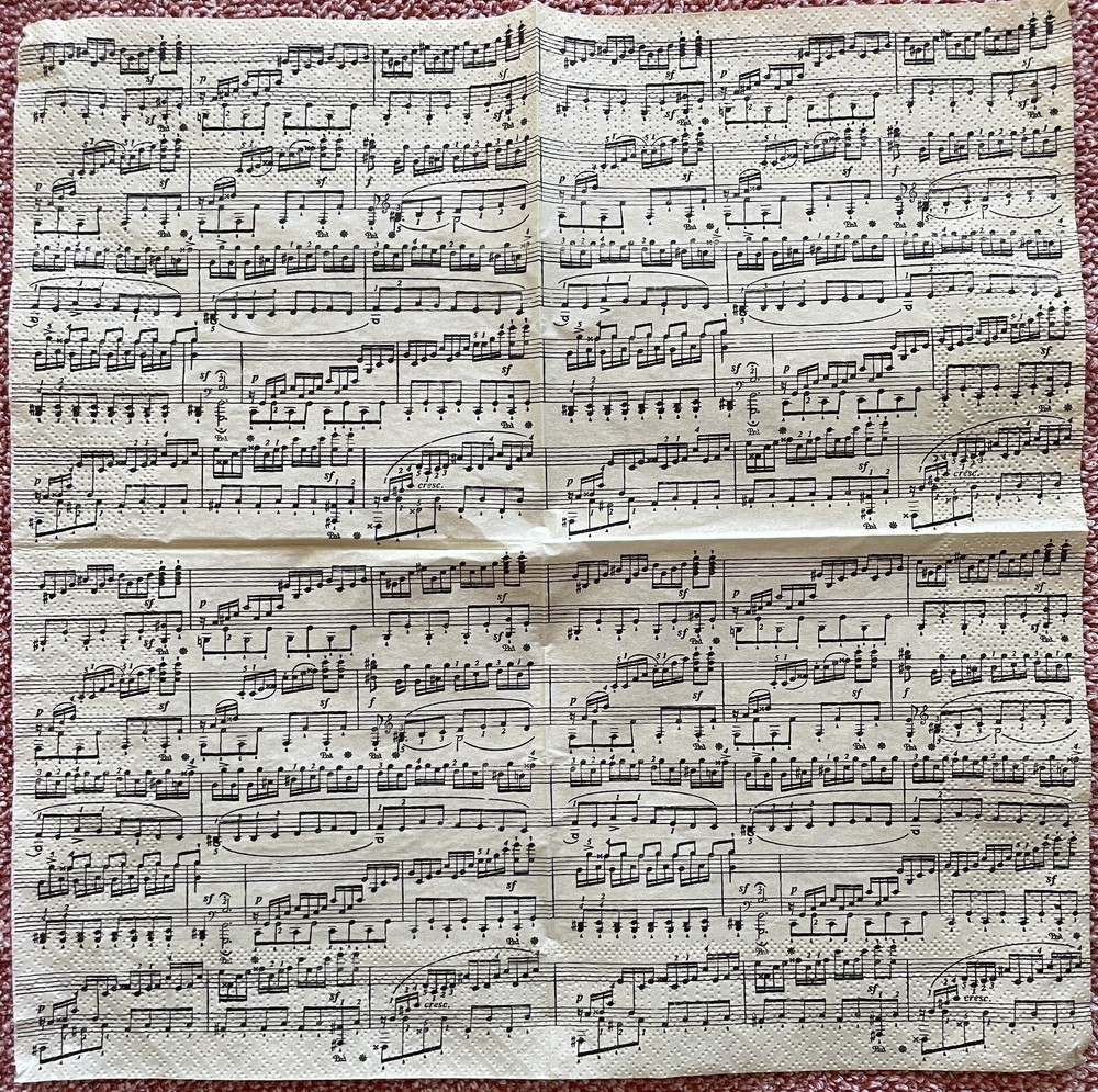 4 Designs Paper Napkin Set for Decoupage - Assorted