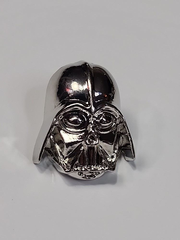 Darth Vader Silver Helmet Lapel Pin Star Wars