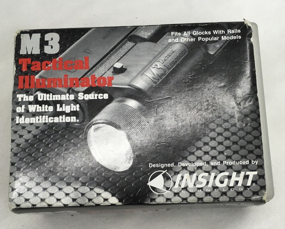 Vintage Insight Technologies M3 Tactical Illuminator Flashlight - NEW