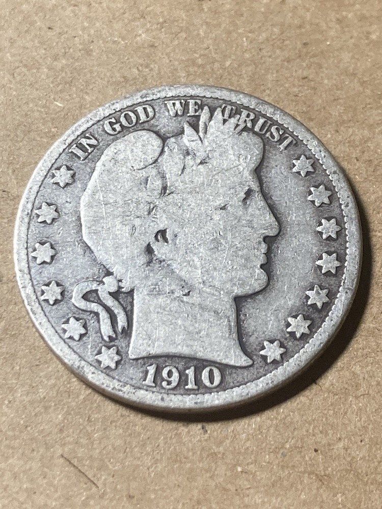 1910 S Barber Half Dollar - As Shown! (#2157)