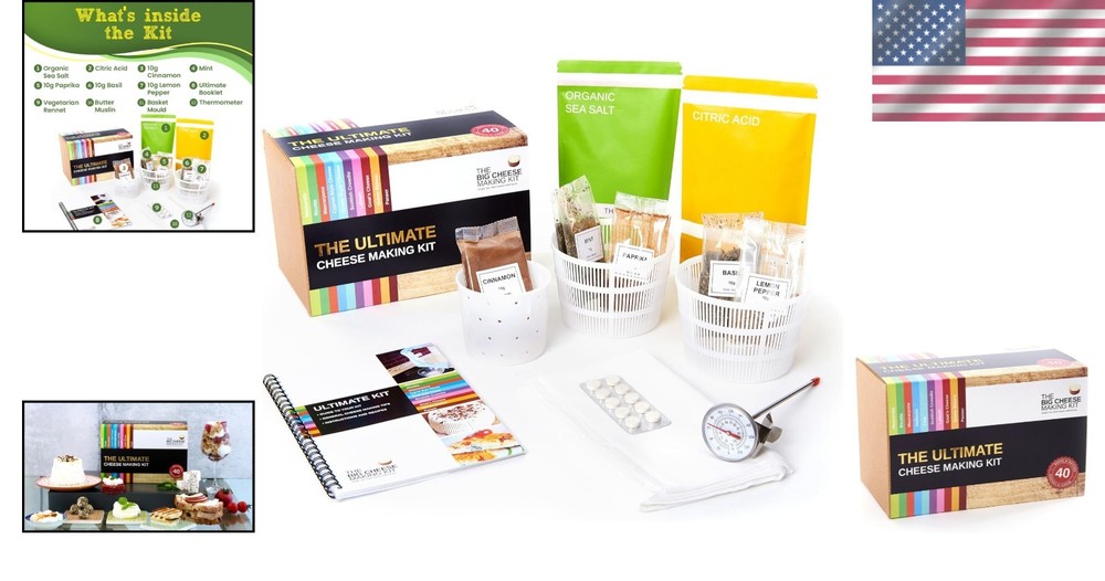 Ultimate 10-Style Cheese Making Kit