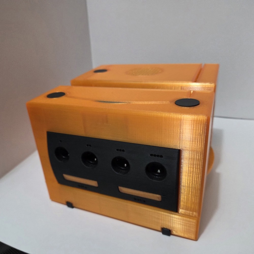 Orange GameCube Style Dock for Nintendo Switch V1 & Oled