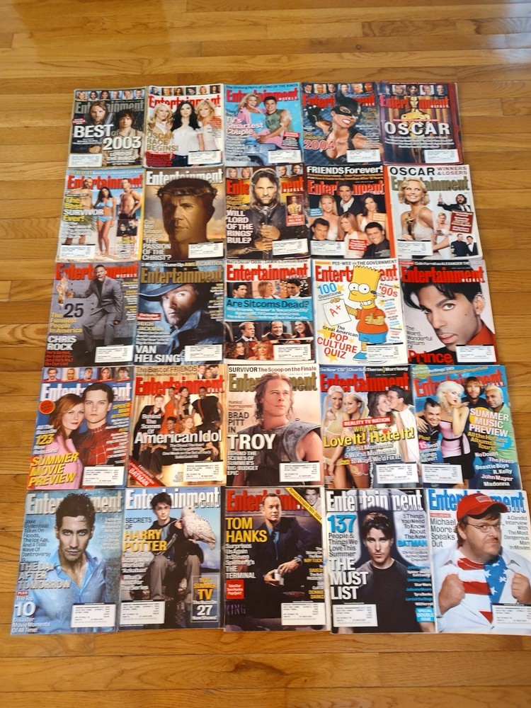 Entertainment Weekly 2004 Magazine Collection 48 Issues