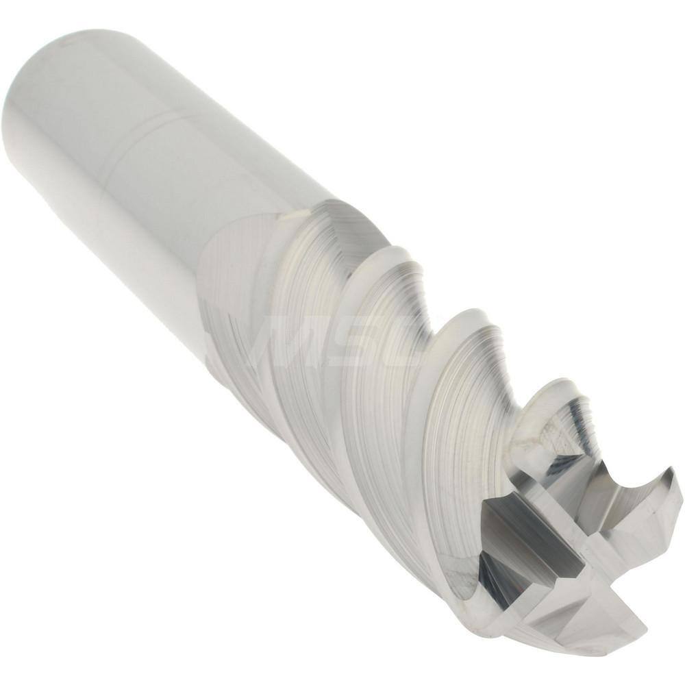 Accupro 3/4" Diam 4 Flute Single End Solid Carbide 1/8" Corner Radius End Mil...