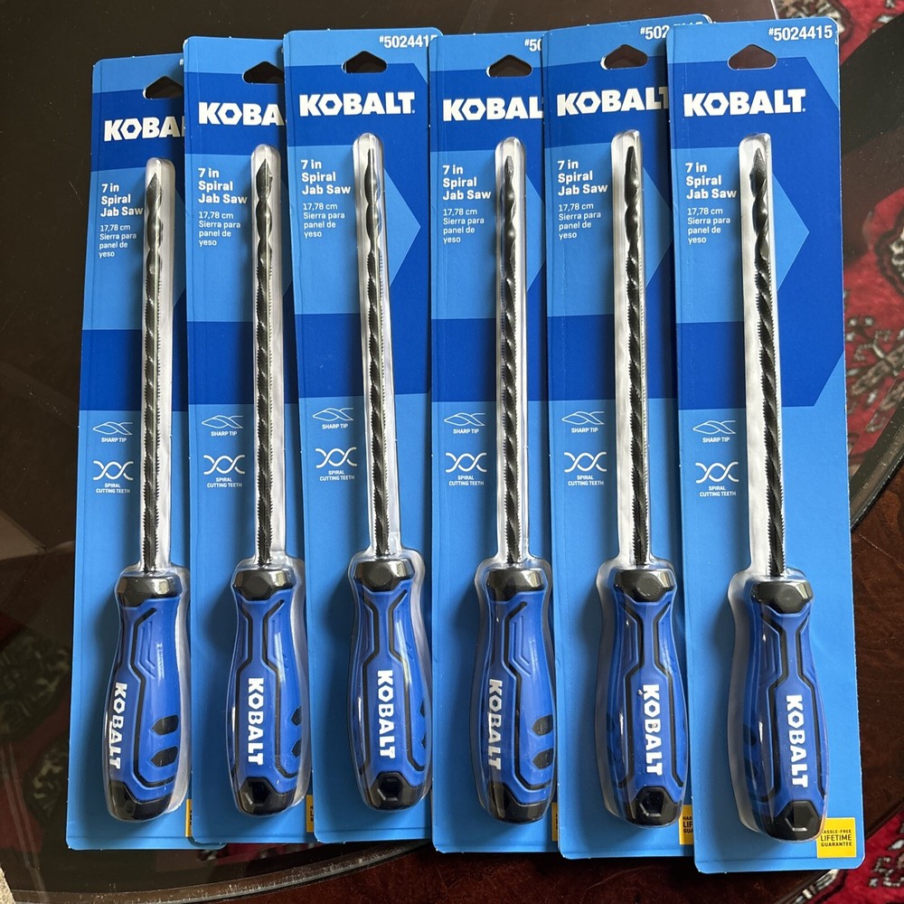 KOBALT 7” Spiral Jab Saws - 6 Pack