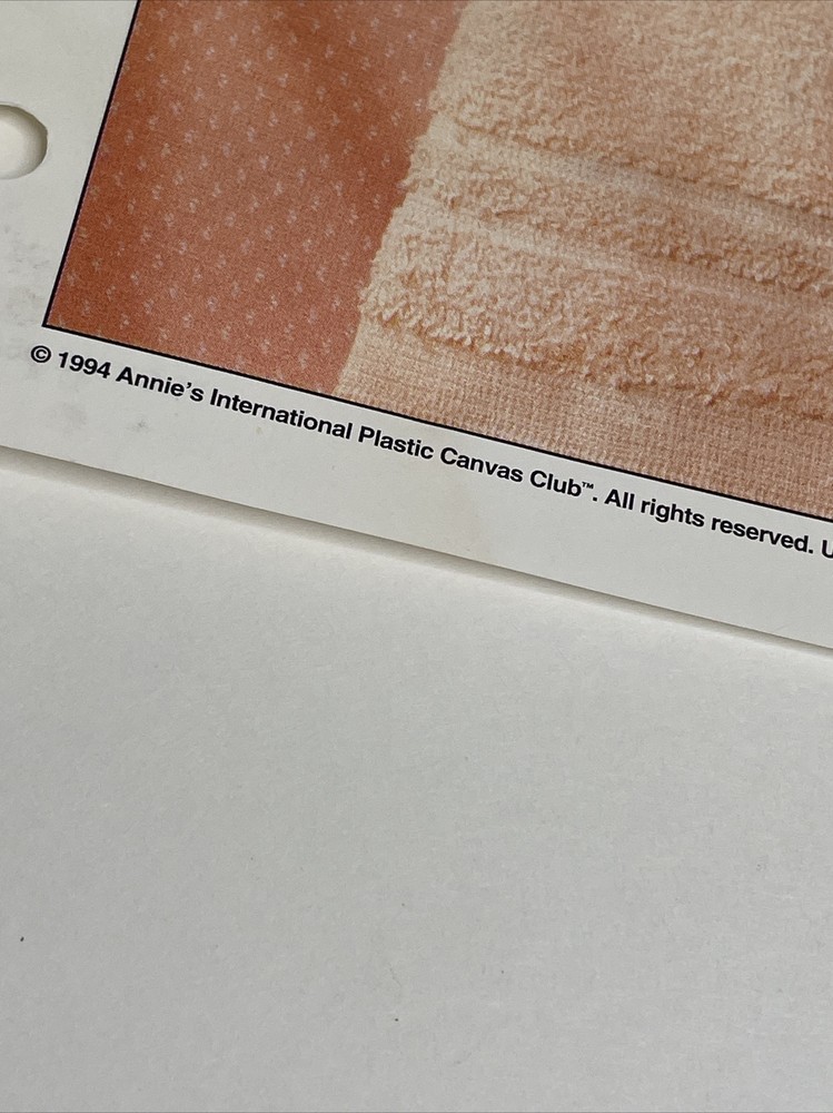 Butterfly Towel Holder Annie's Plastic Canvas Pattern