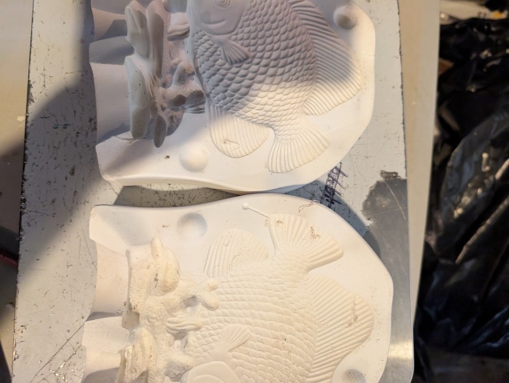 FISH Vintage Ceramic Slip Casting Mold