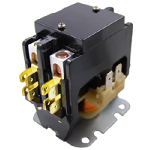 Packard C220A Definite Purpose Contactor 24V 20A 2 Pole DIN Rail Mount