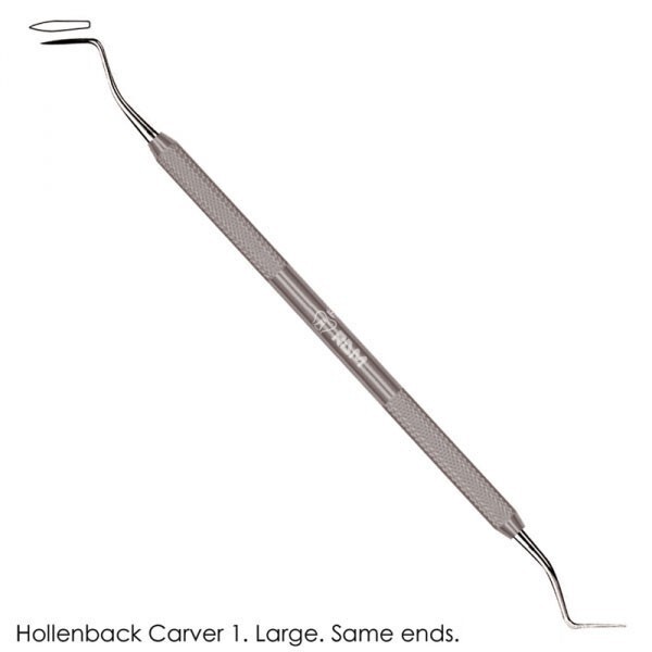 RDM Solid & Hollow Hollenback Amalgam & Composite Carvers Double End