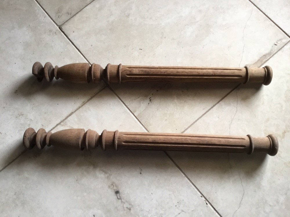 Antique Oak Pillars