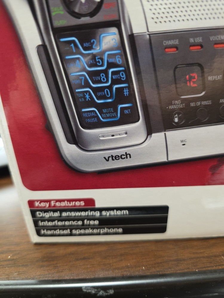 VTech Dect 6.0 2 Handset Model 6042 w/ Digital Answering System & Caller ID