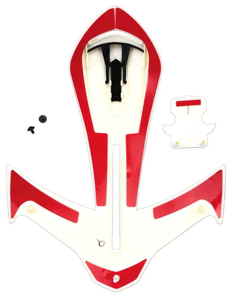HJC IS-MAX 2 Helmet Replacement Rear Cover White