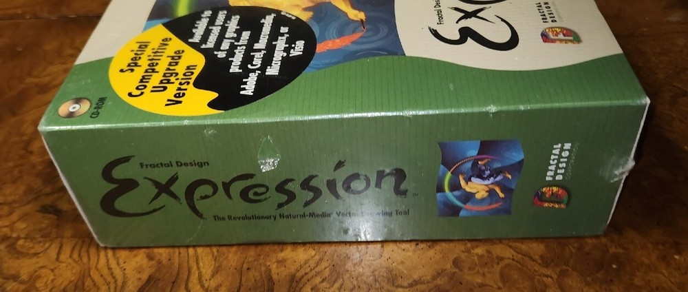 Expression Fractal Design Natural-Media Vector Drawing Tool Program Windows 1996