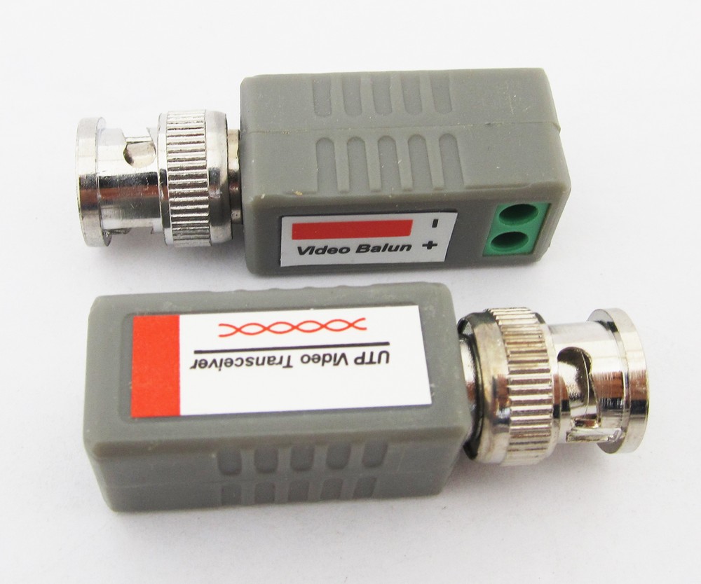 5Pair/Pack Coax Network CAT5 to Camera CCTV BNC Video Balun Transceiver Adapter