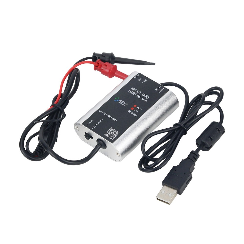 SM100-C (III) Hart Modem USB to Hart Modem HART Cat Support Mobile APP Debugging