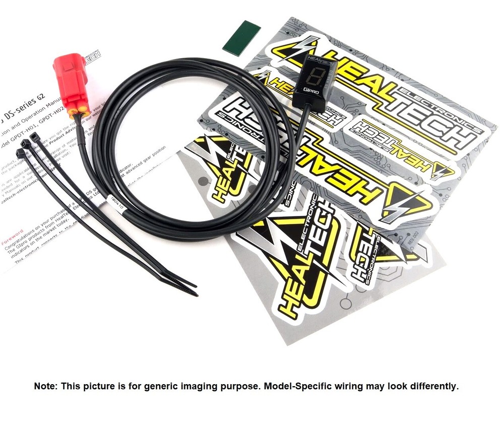 Healtech Gear Position Indicator for Ducati Monster 1200 R &E4 ALL RED