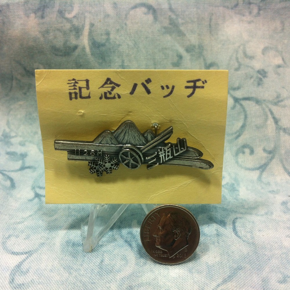 Skiing Competition Pin