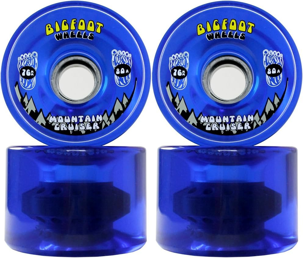 Longboard Wheels 76Mm 80A SHR Mountain Cruisers