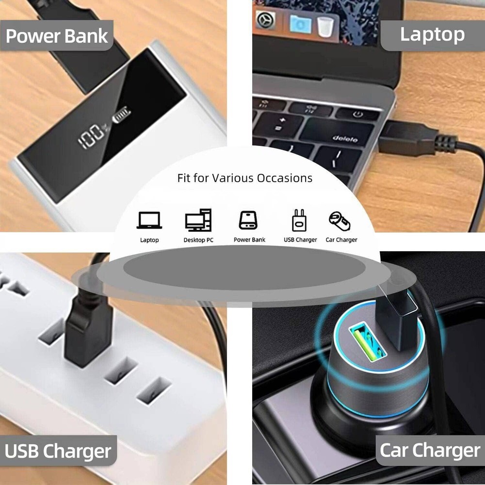 Wireless Charger For Fitbit Sense Versa 3 Watch USB Fast Charging Dock Cable