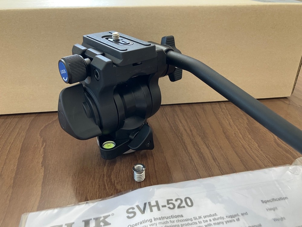 SLIK SVH-520 Fluid Video Head, MINT/IMMACULATE!