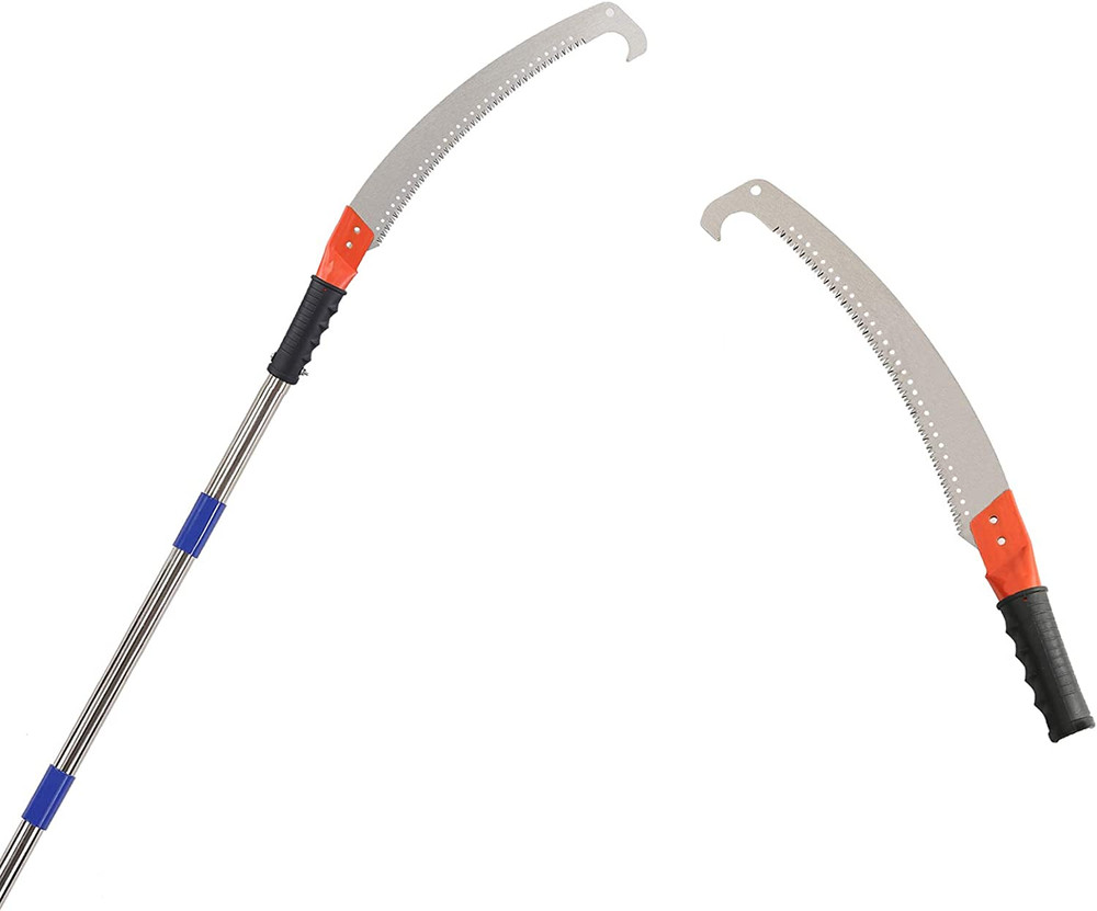 14FT Pole Saw for Tree Trimming, Long Extension Pruning Saw, Blade Tree Trimmer
