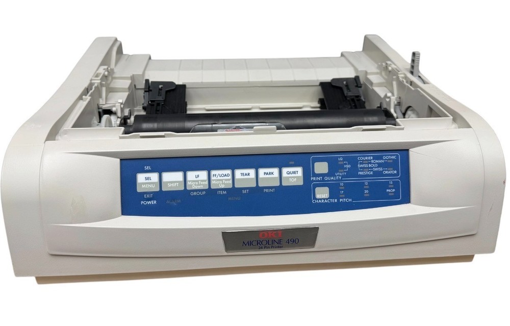 Oki Okidata Microline ML 490  working order Dot Matrix please read description
