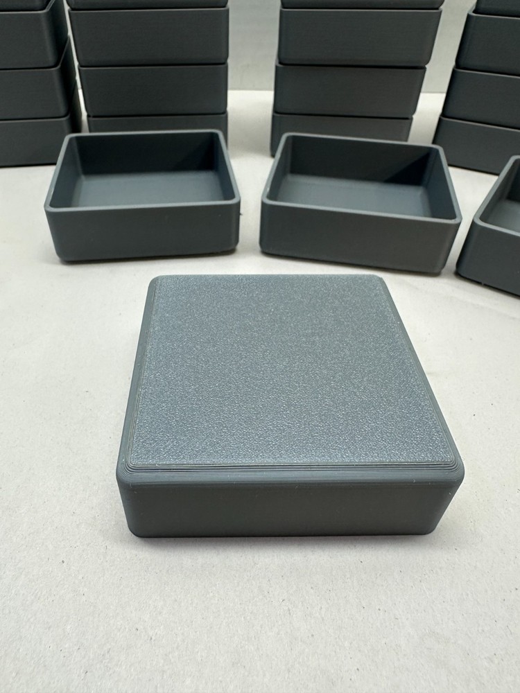 20 Tool Box Bins- 3" x 3" x 1" Deep (Actual Dimensions) - Grey