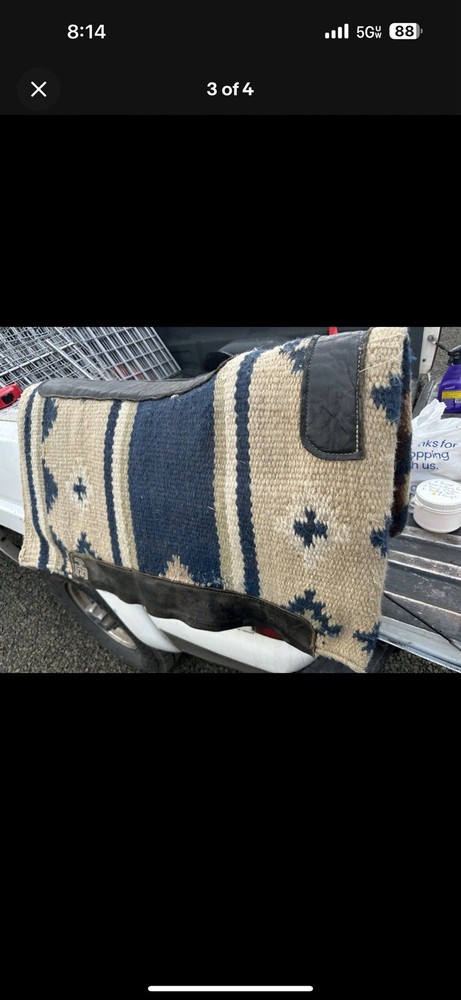 USED Bought On Here In It’s Current State team equine saddle pad