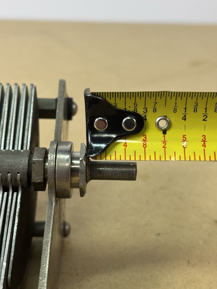 1920s ERLA Single Connected Air Variable Capacitor w 5/8" Shaft Qty