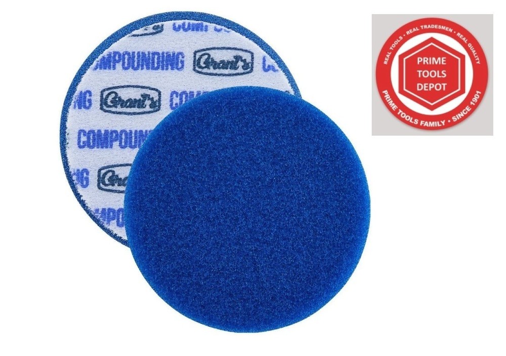 GRANT'S 3 in. Universal Compounding Foam Pad, 2-Pack, 70842