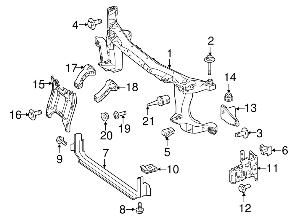 Genuine Mercedes-Benz Support Bracket 447-885-08-14