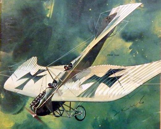 RUMPLER TAUBE PLAN + CONSTRUCTION ARTICLE for 1/2A FF Scale Model Airplane