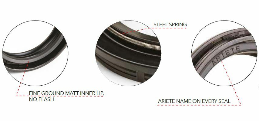 48mm High Performance Fork Seal & Dust Seal Kit - ARIETE