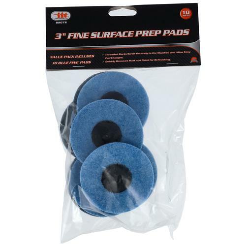 10pc 3" Fine Surface Prep Pads Discs 82072