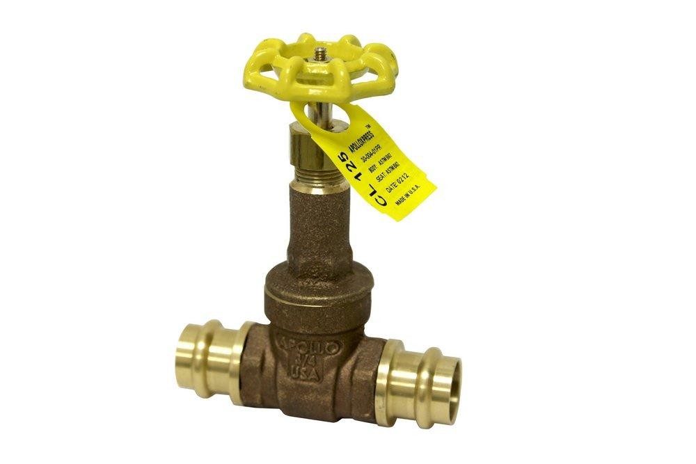Apollo Valves 3020301 Gate Valve 1/2" Bronze 300 PSI 406 F NPT