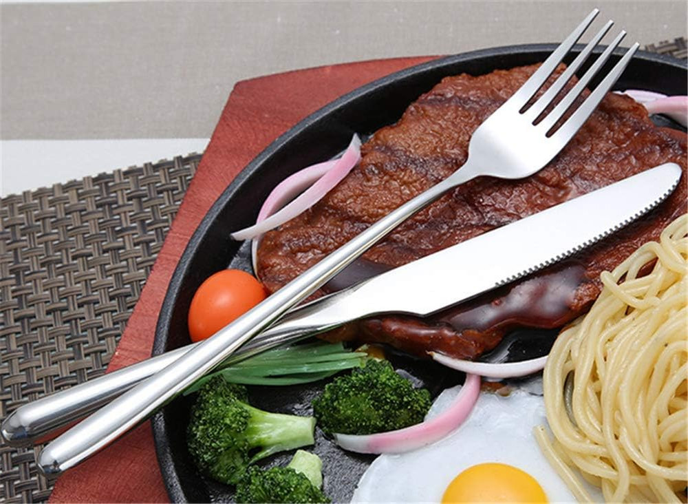 5Pcs Long-Handled Korean Stainless Steel Fork