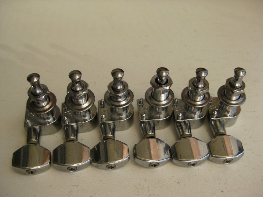 Vintage 90's Kramer Jackson Guitar Inline Tuners Set for Project