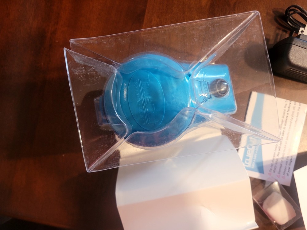 TRUE SHARP 2 High Quality Power Rotary Blade Sharpener Blue New/Open Box