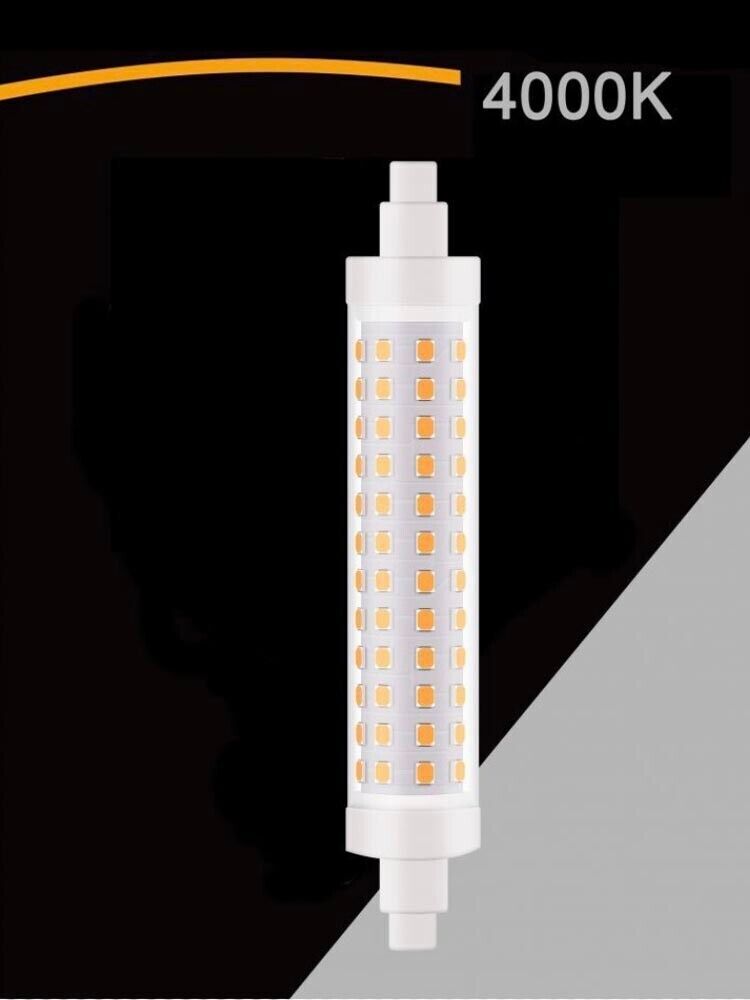 LED BULB NATURAL LIGHT SOCKET R7S 12 WATT REPLACEMENT LAMP FOR HEADLIGHT 4000K