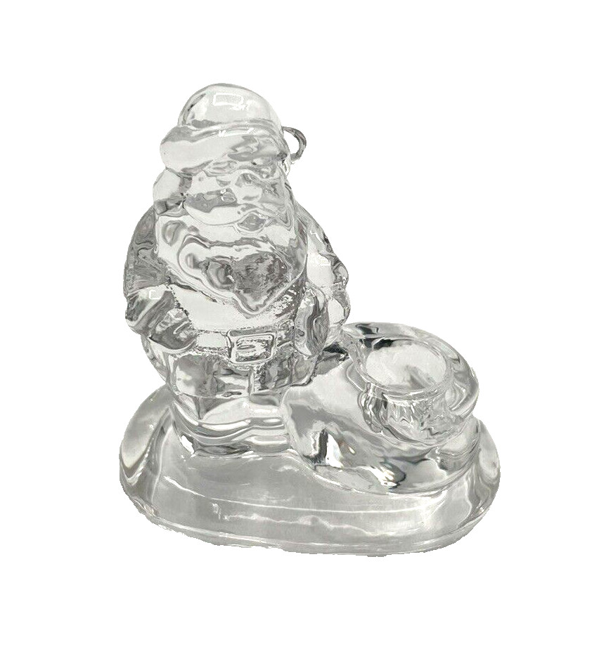 Williams-Sonoma Tiny Taper Santa Candle Holders Boxed