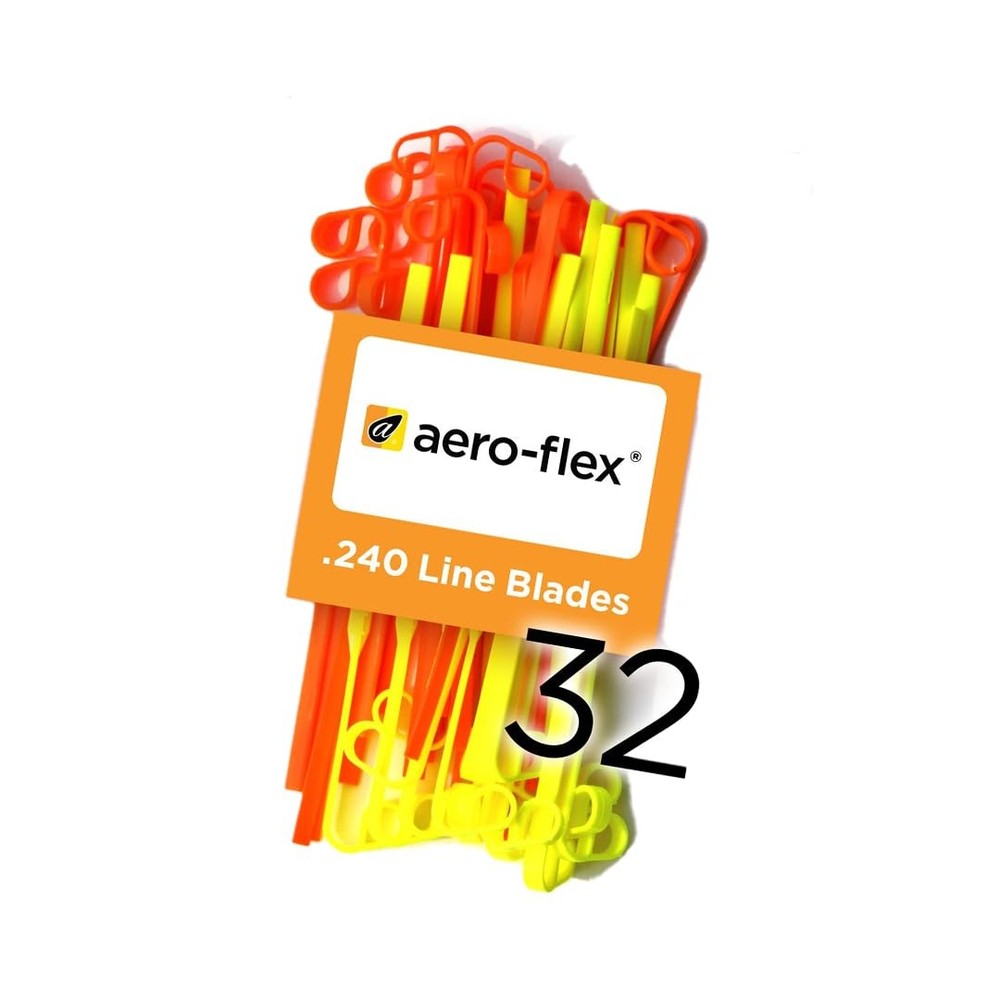 ® Premium Flexible Line Blades for Trimmers - Durable String - .240 Line Blad...