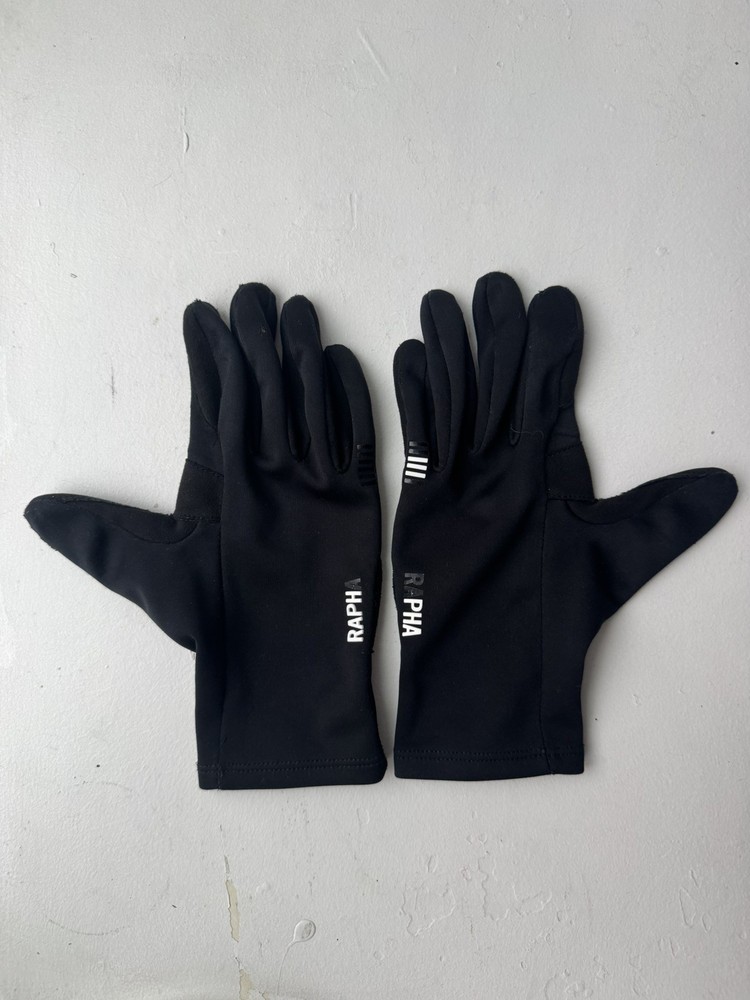 RAPHA PRO TEAM GLOVES BLACK SIZE LARGE