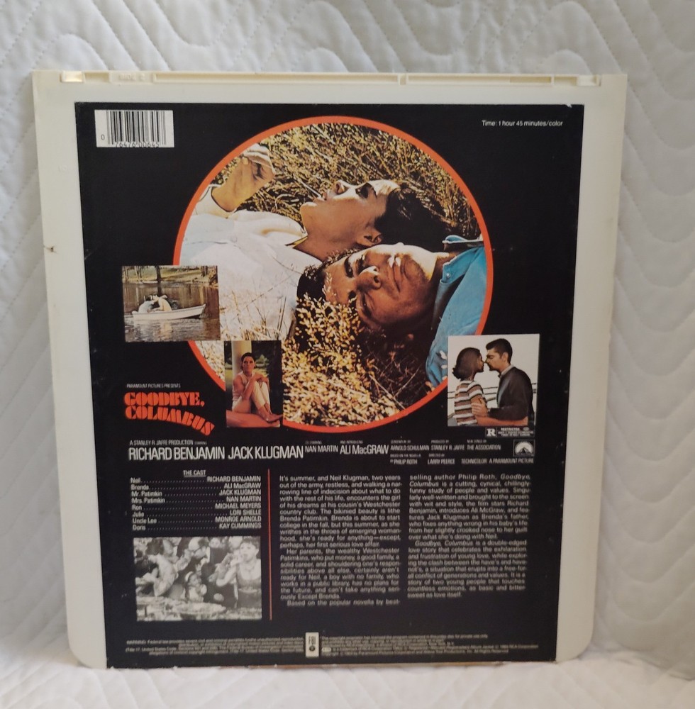 Goodbye, Columbus - CED- 1969