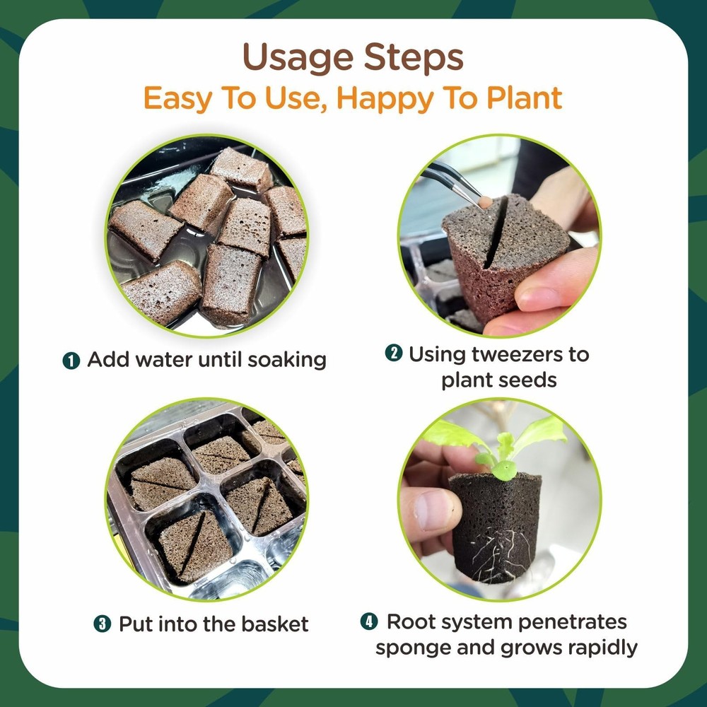 Hapxalie Root Riot, Eco-Friendly Biodegradable Material, Seed Starter Pod, St...