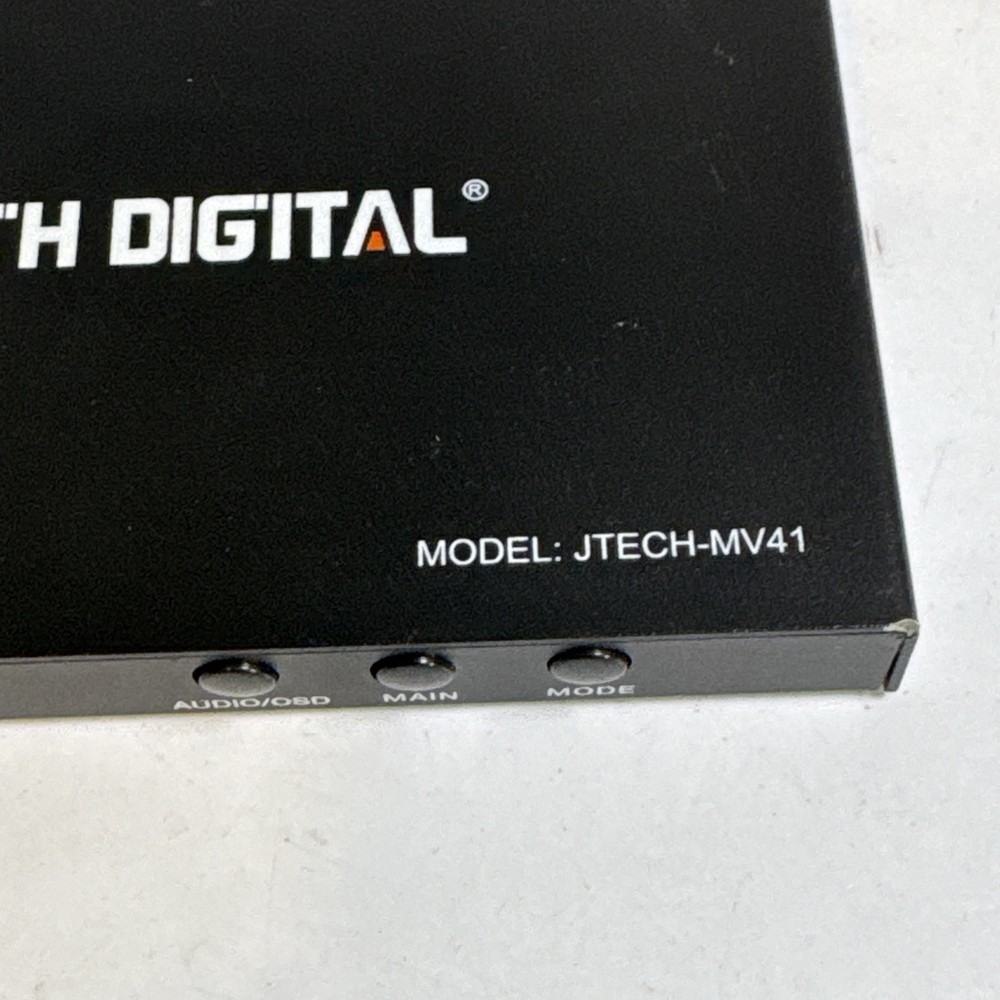J-Tech JTECH-MV41 Digital HDMI 4x1 Multi-viewer Seamless Switch Function Tested