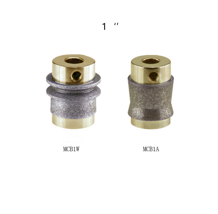 2pc  1'' pattern bit & 1'' angle bit Diamond grinding bit for glass grinding