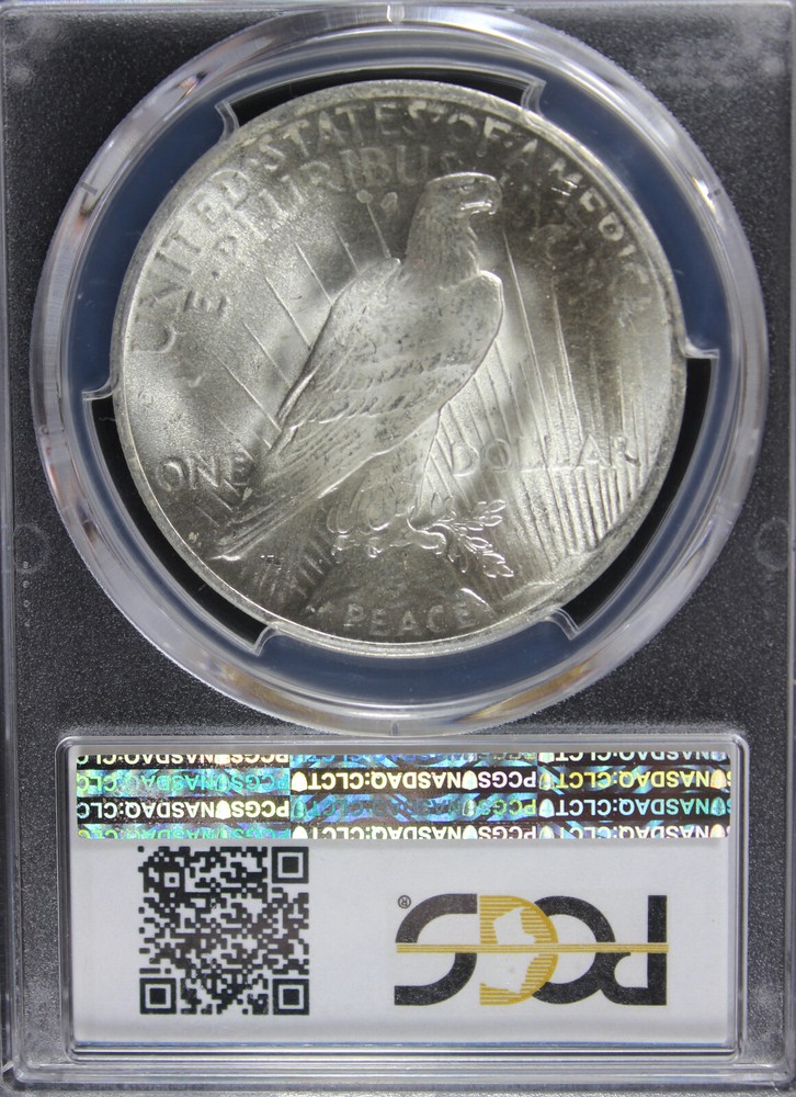 1923 MS66 Peace Dollar, PCGS 81417856