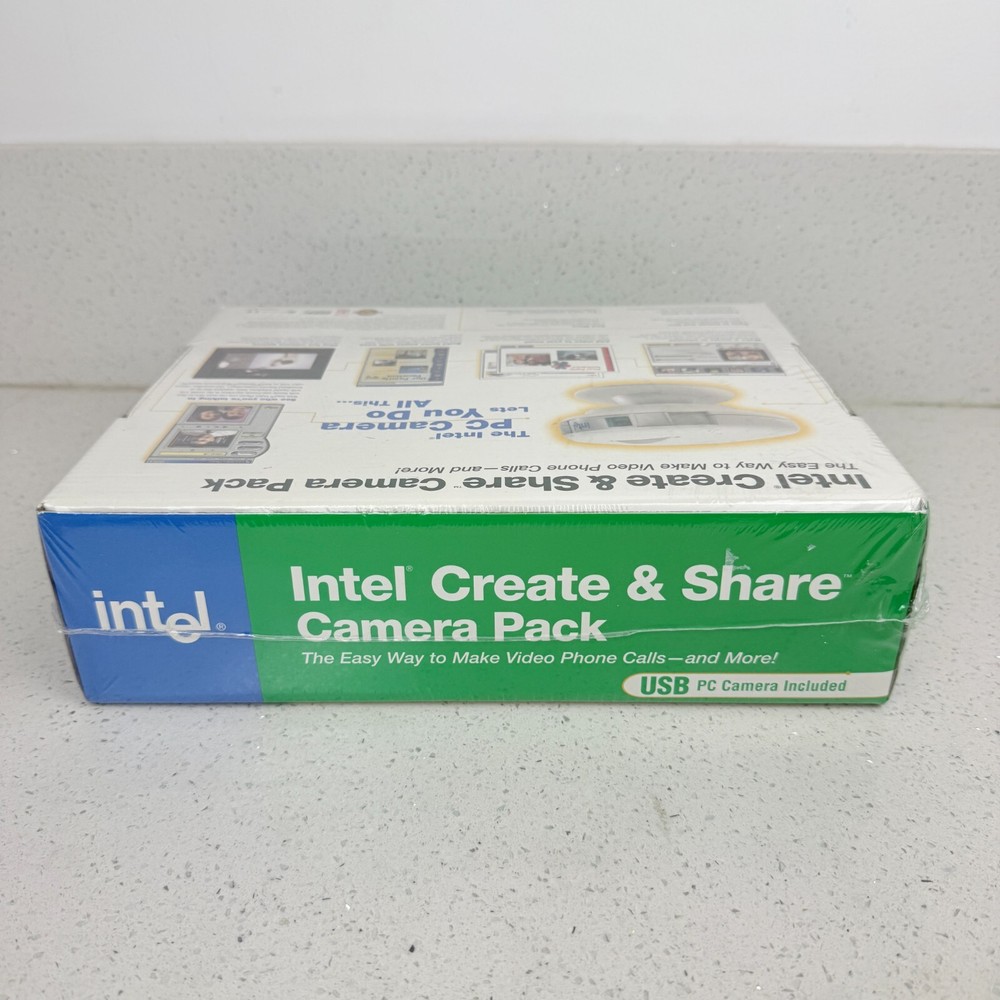New Sealed Intel Create & Share Camera Pack w/ USB PC Camera Video Capture