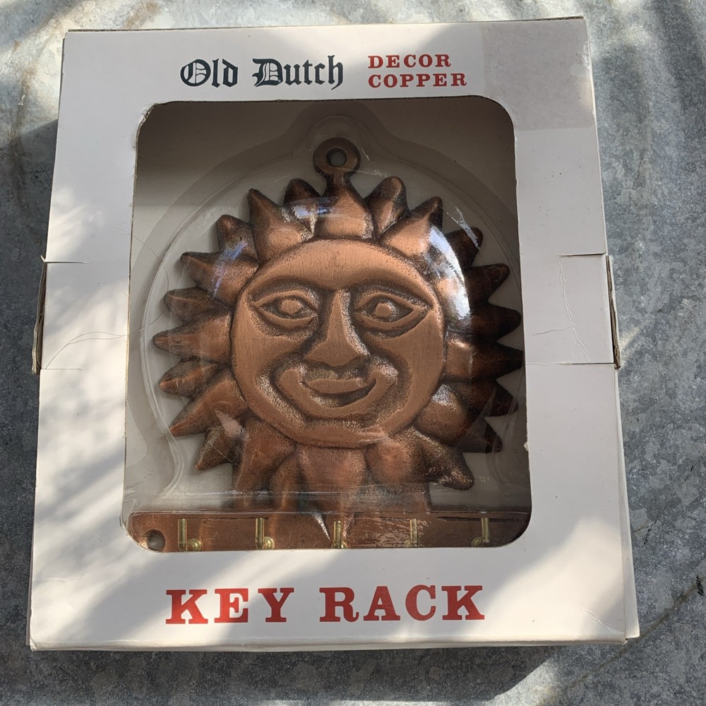 Old Dutch Decor Copper Key Rack New In Box