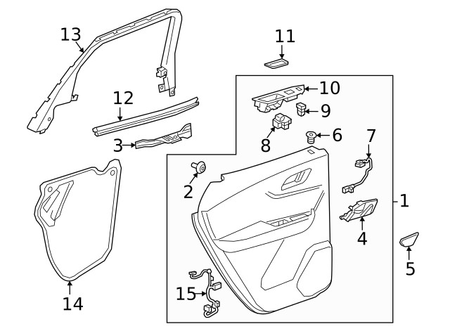Genuine GM Support Bracket 42475723